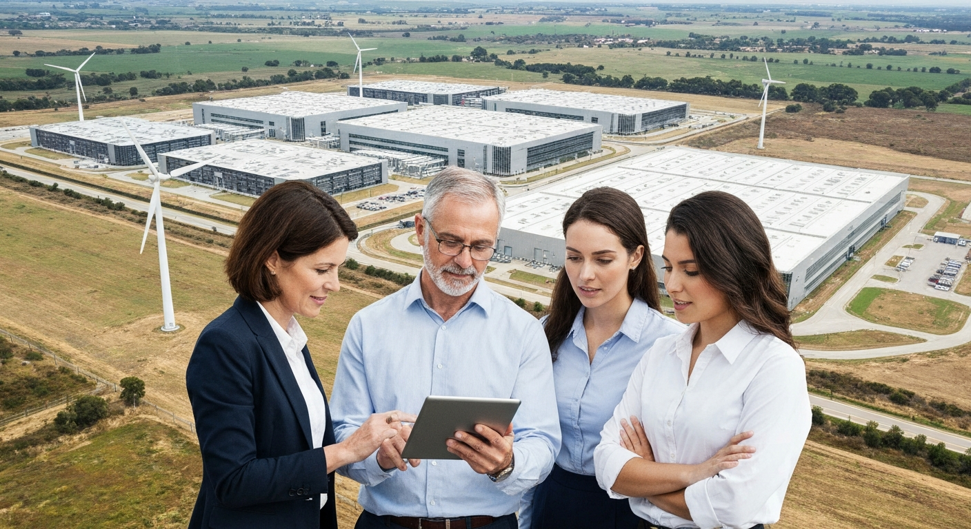 Tract: datacenters botsen op stroom en land