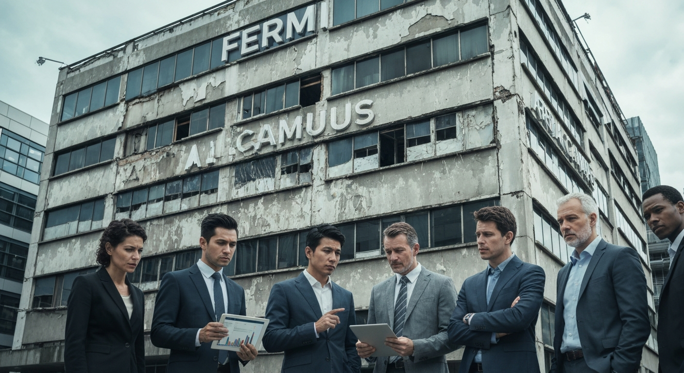 Trump-gelinkte AI-campus Fermi in zwaar weer